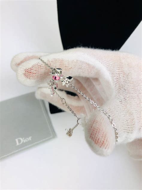 dior encrusted bowtie bracelet|Dior designer bracelets.